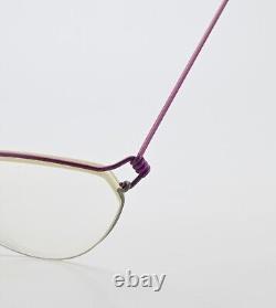 Lindberg Glasses Spectacles Air Titanium Rim Vintage Oval Magenta Satin Fine