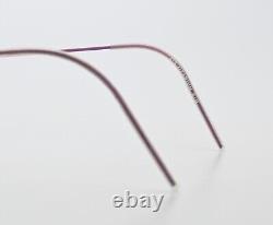 Lindberg Glasses Spectacles Air Titanium Rim Vintage Oval Magenta Satin Fine