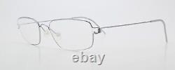 Lindberg Glasses Spectacles Jarl Col St Air Titanium Rim Silver Satin Rectangle