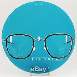 Lindberg Rim Titanium Simon Silver Blue Tortoise Eyeglasses Spectacle Frames