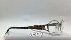 Liz Claiborne L372 Silver/Gold 68E Semi Rim Metal Eyeglasses Frame 52-17-130 New