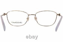 Longchamp LO2128 424 Eyeglasses Women's Blue/Silver Full Rim Optical Frame 52mm