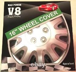 Lot off 16 inch wheel cover Hubcaps Universal Wheel Rim silver color