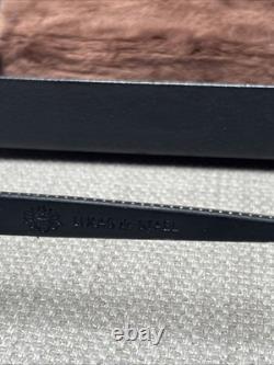 Lucas de Stael Oval Eyeglasses Frame Gray/Silver With Cloth And Case