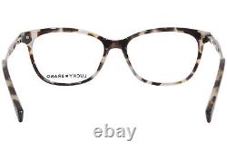 Lucky Brand VLBD231 Eyeglasses Women's White Havana Full Rim Optical Frame 52mm