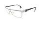 Luxury Men Eyeglass Metal Frame Full Rim Glasses Silver Black 005-ch