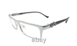 Luxury men Eyeglass metal Frame Full Rim Glasses Silver Black 008-CH