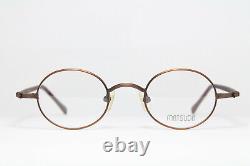 MATSUDA 10136 COB Round Original Vintage Eyeglasses Frame Steampunk Rare Copper