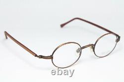 MATSUDA 10136 COB Round Original Vintage Eyeglasses Frame Steampunk Rare Copper