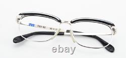 METZLER Vintage Glasses Frame Bellora 702 WD Ice On Black 48-14 130 Kf Silver