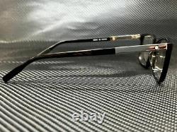 MONT BLANC MB0021O 005 Black Rectangle 57 mm Men's Eyeglasses