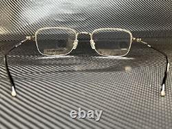 MONT BLANC MB0131O 001 Silver Rectangle Men's 52 mm Eyeglasses