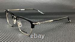 MONT BLANC MB0243O 004 Black Silver Men's 54 mm Extra Large Eyeglasses