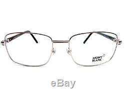MONT BLANC Men's Spectacles Glasses Frame Silver / Black MB0530 016