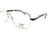 Mont Blanc Rimmed Reading Glasses +0.25 To +3.50 Silver / Dark Grey Mb0529 016