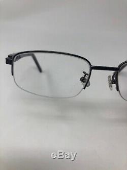MONTBLANC MB399 Eyeglasses Frame Italy Half rim 54-20-140 Silver/Tortoise TT14