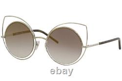 Marc Jacobs MARC 10/S TWMFQ Silver Round Gray Gradient 53-22-140mm Sunglasses