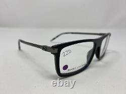 Marc Jacobs MARC 142 QUW 55-16-145 Black/Silver Full Rim Eyeglasses Frame S174