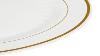 Masterpiece Plastic 10 25 Inch Plates Ivory Wgold Rim 12 Per Pack