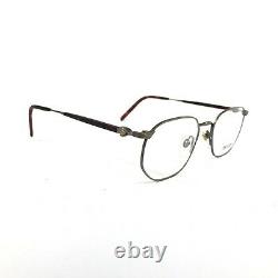 Matsuda 2804 Eyeglasses Frames Antique Gold Grey Round Oval Wire Rim 48-19-145