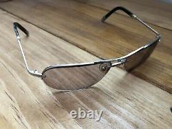 Matsuda Aviator Sunglasses 10680 Half Rim Lenses Silver And Black Made In Japan