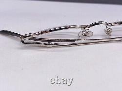 Matsuda Eyeglasses Frames Men Woman Round Oval Silver 101 Japan Half Rim NP 399