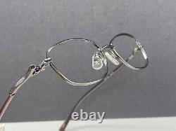 Matsuda Eyeglasses Frames woman Silver Angular Metal Large Full Rim 10155