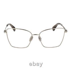 Max Mara Eyeglasses MM5048 016 Women Silver Butterfly Full-Rim Metal Frames 55mm