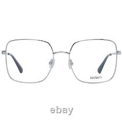 Max Mara MA 2837585 Women Silver Optical Frame Plastic Square Full Rim Eyewear