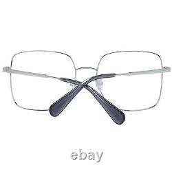 Max Mara MA 2837585 Women Silver Optical Frame Plastic Square Full Rim Eyewear