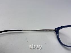 Max Mara MM 1336 PJP 52-16-145 Blue/Silver Full Rim Eyeglasses Frame IC33