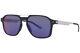 Mclaren Mlop-98s02 C03 Sunglasses Men's Blue/silver/polarized Grey Mirror 54mm