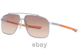 McLaren MLSEDS03 C03 Sunglasses Men's Silver-Orange/Brown Gradient Mirror 59mm
