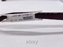 Men's Persol Eyeglasses Frames Silver Red Rectangular Half-Rim 2324 NP 157