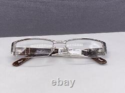 Men's Persol Eyeglasses Frames Silver Red Rectangular Half-Rim 2324 NP 157