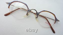 Menrad Small Men's Glasses With Pantoform Silver Lightweight half Rim Size S