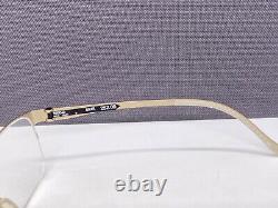 Mercedes Eyeglasses Frames Woman Silver Matte Rectangular Half Rim M 2045