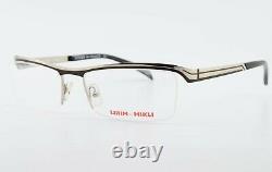 Mikli by Mikli Glasses ML 1204 M06d 56 18 135 Half Rim Eye Frame Silver Black