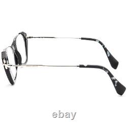 Miu Miu Eyeglasses VMU 04O 1AB-1O1 Black&Silver Half Rim Frame Italy 5217 140