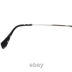 Miu Miu Eyeglasses VMU 04O 1AB-1O1 Black&Silver Half Rim Frame Italy 5217 140