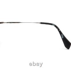 Miu Miu Eyeglasses VMU 04O 1AB-1O1 Black&Silver Half Rim Frame Italy 5217 140