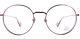Moncler Ml 5082 072 Purple Round Metal Optical Eyeglasses Frame 53-20-150 Italy