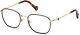 Moncler Ml5108 032 Gold Round Metal Optical Eyeglasses Frame 52-20-145 5108 Rx