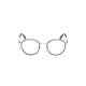 Moncler Ml5135 016 Blue & Silver Round Metal Eyeglasses Frame 51-21-145