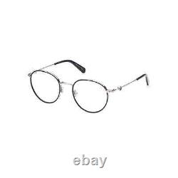 Moncler ML5135 016 Blue & Silver Round Metal Eyeglasses Frame 51-21-145