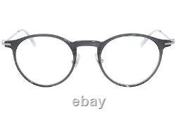 Mont Blanc Established MB0072O 001 Eyeglasses Silver/Grey Optical Frame 48mm