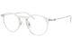 Mont Blanc Established Mb0099o 002 Eyeglasses Transparent Clear/silver Frame