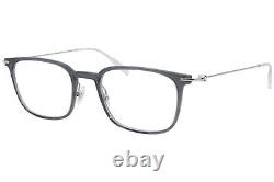Mont Blanc Established MB0100O 001 Eyeglasses Men's Silver/Grey Optical Glasses