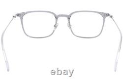 Mont Blanc Established MB0100O 002 Eyeglasses Silver/Transparent Optical Frame