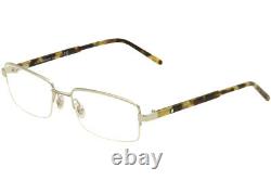 Mont Blanc Eyeglasses MB0581 0581 A16 Silver/Havana Semi Rim Optical Frame 58mm
